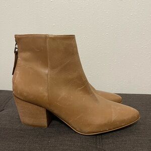 Matisse Tan Ankle Boots size 9